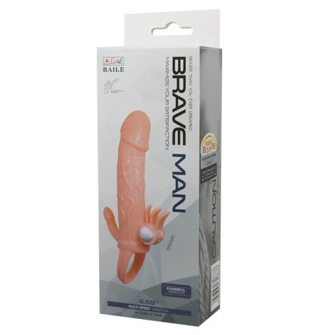 BAILE - BRAVE MAN SKIN 6,69"" MULTI-SPEED vibration Boss of toys BAILE - BRAVE MAN SKIN 6,69"" MULTI-SPEED vibration Boss of toys