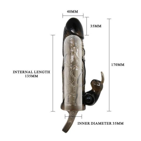 BAILE - BRAVE MAN SMOKE 5,91"" MULTI-SPEED vibration Boss of toys