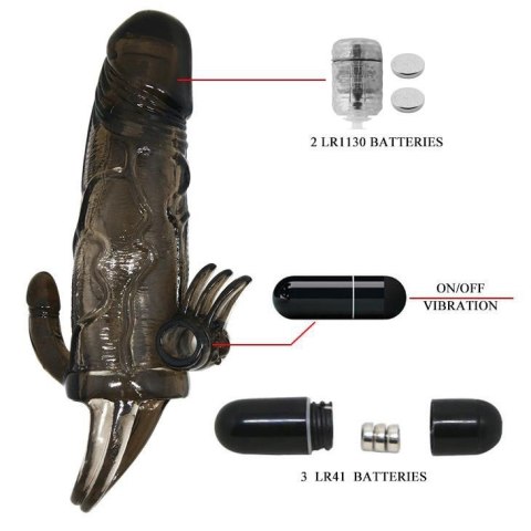 BAILE - BRAVE MAN SMOKE 6,69""MULTI-SPEED vibration Boss of toys BAILE - BRAVE MAN SMOKE 6,69""MULTI-SPEED vibration Boss of toys