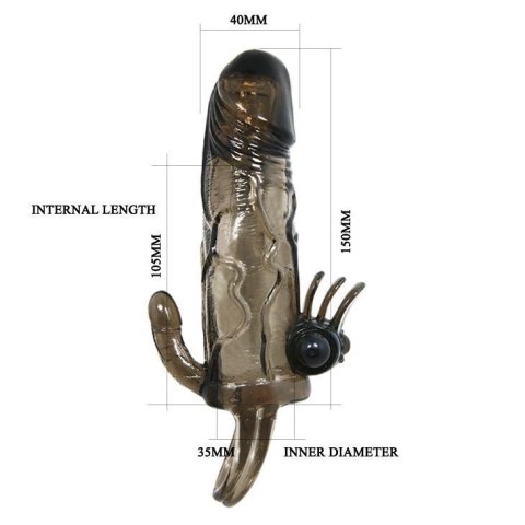 BAILE - BRAVE MAN SMOKE 6,69""MULTI-SPEED vibration Boss of toys BAILE - BRAVE MAN SMOKE 6,69""MULTI-SPEED vibration Boss of toys