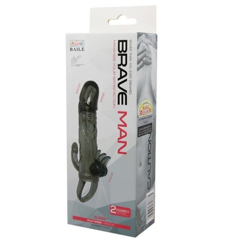 BAILE - BRAVE MAN SMOKE 6,69""MULTI-SPEED vibration Boss of toys BAILE - BRAVE MAN SMOKE 6,69""MULTI-SPEED vibration Boss of toys