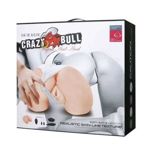 CRAZY BULL - Vagina and Anal 6 function vibrations Boss of toys