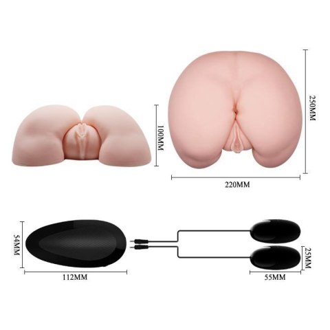 CRAZY BULL - Vagina and Anal 6 function vibrations Boss of toys