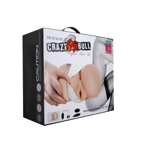 CRAZY BULL - Vagina and Ass ROSE 6 function vibrations Boss of toys