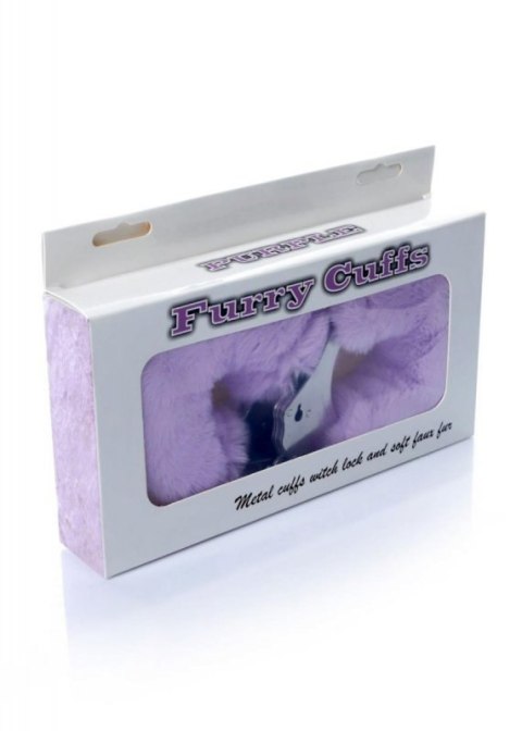Kajdanki Fetish B - Series- Furry Cuffs Purple Boss of toys Kajdanki Fetish B - Series- Furry Cuffs Purple Boss of toys