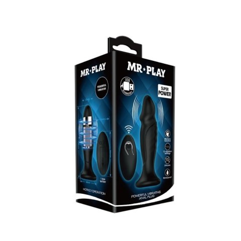 MR PLAY - POWERFULL VIBRATING Anal Plug Boss of toys
