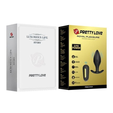 PRETTY LOVE - REGINA Remote Anal Plug Boss of toys