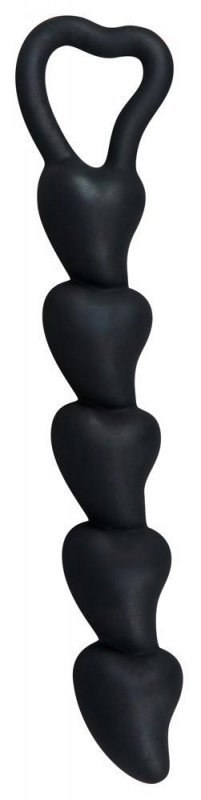 Black Velvet Anal Beads Boss of toys