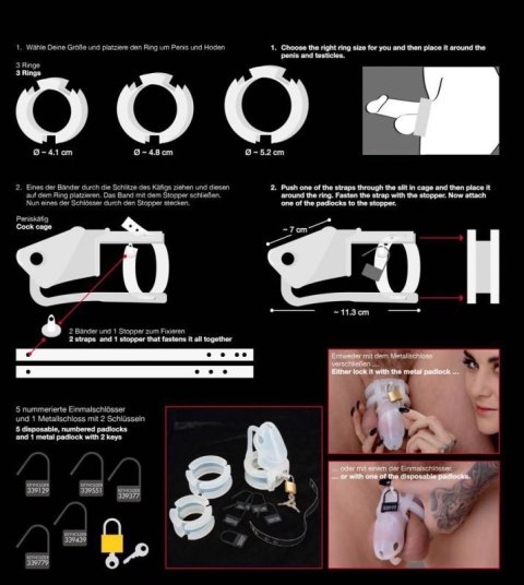 Cock Cage Set 15 pcs. Boss of toys