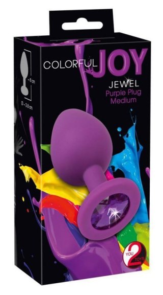 Colorful Joy Jewel Purple Plug Boss of toys