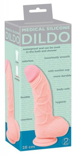 Medical Silicone Dildo 20 cm Boss of toys