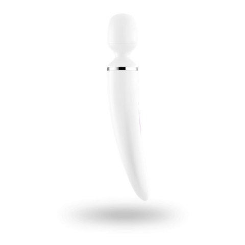 Wibrator - Satisfyer Wand-er Woman (White/Chrome) Boss of toys Wibrator - Satisfyer Wand-er Woman (White/Chrome) Boss of toys