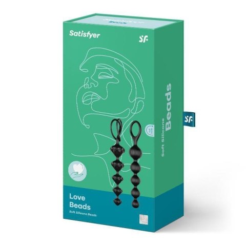 Zestaw - Satisfyer Love Beads (set of 2) (Black) Boss of toys Zestaw - Satisfyer Love Beads (set of 2) (Black) Boss of toys