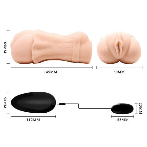 CRAZY BULL - Vibrating Vagina Masturbator Boss of toys