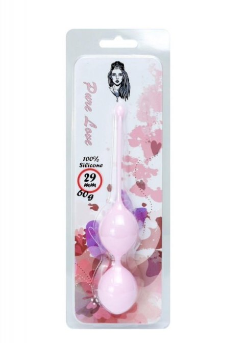 Silicone Kegel Balls 29mm 60g Light Pink - B - Series Boss of toys Silicone Kegel Balls 29mm 60g Light Pink - B - Series Boss of toys