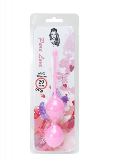 Silicone Kegel Balls 29mm 60g Pink - B - Series Boss of toys Silicone Kegel Balls 29mm 60g Pink - B - Series Boss of toys