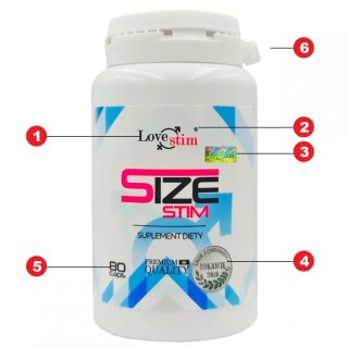 Size stim 80kaps suplement diety dla panów LoveStim