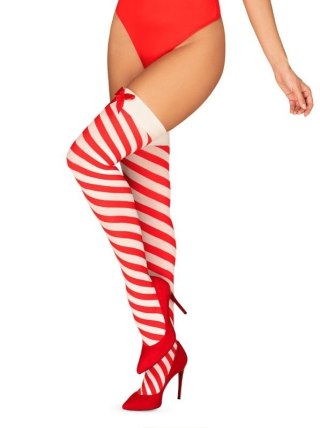 Bielizna-Kissmas pończochy czerwone S/M Boss of toys