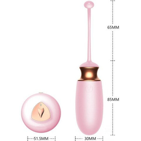 Jajko/wibr-Vibrating Silicone Love EGG USB 10 Function / Heating / Voice Control Boss of toys