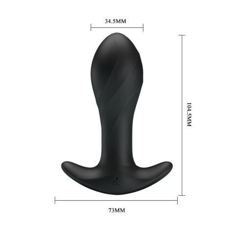 PRETTY LOVE - Anal Plug Massager 12 Functions USB Boss of toys