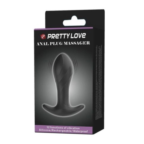 PRETTY LOVE - Anal Plug Massager 12 Functions USB Boss of toys
