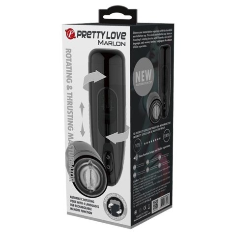 PRETTY LOVE - MARLON Automatic Rotating & Thrusting 10 Function, USB / Voice Boss of toys