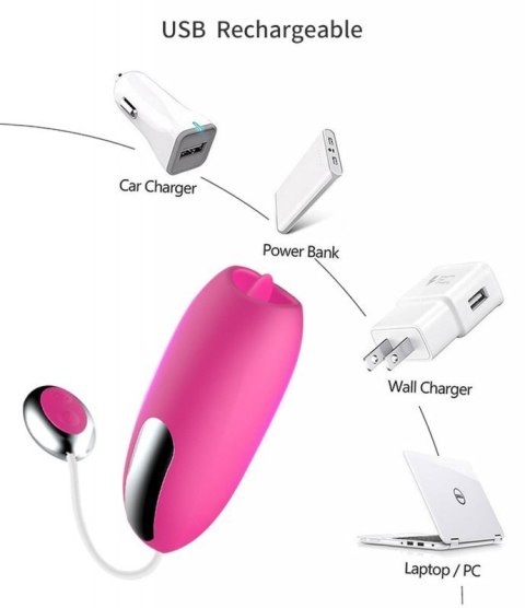 Stymulator-Silicone Clit Massager USB 7 function / Heating Boss of toys