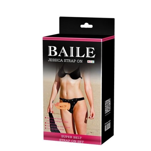 BAILE - JESSICA Double Strap-on Vibrating Boss of toys