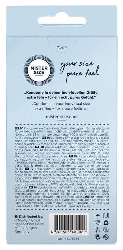 Mister Size 53mm pack of 10 Boss of toys Mister Size 53mm pack of 10 Boss of toys