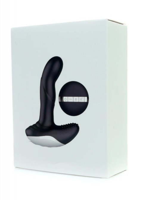 Wibrator-Silicone Massager USB 7 Function + Pulsator / Heating BLACK Boss of toys