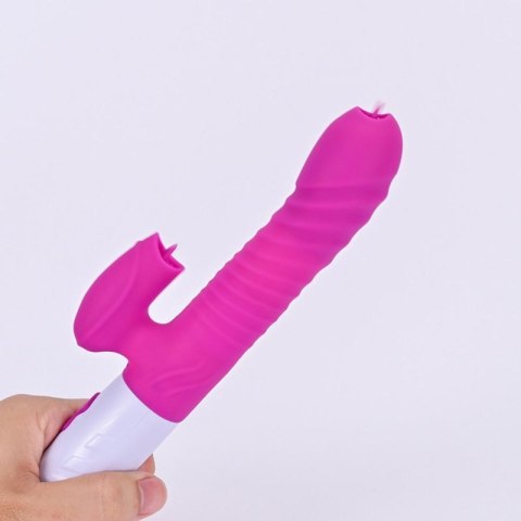 Wibrator-Silicone Vibrator USB 7 Function and Thrusting Function / Heating, purple Boss of toys