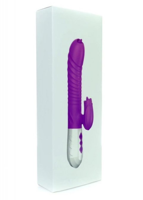 Wibrator-Silicone Vibrator USB 7 Function and Thrusting Function / Heating, purple Boss of toys