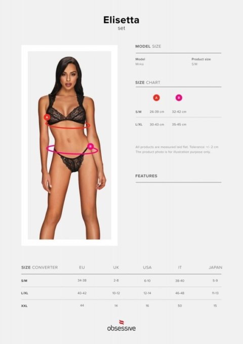 Bielizna-Elisetta komplet 2-częściowy L/XL Boss of toys