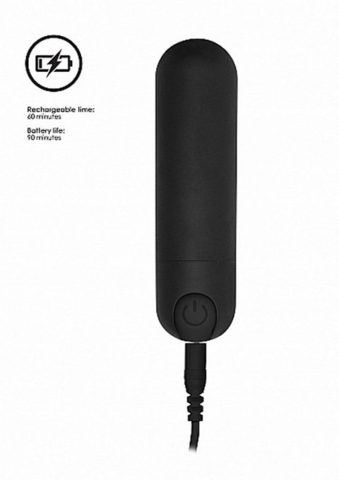 10 Speed Rechargeable Bullet - Black Boss of toys