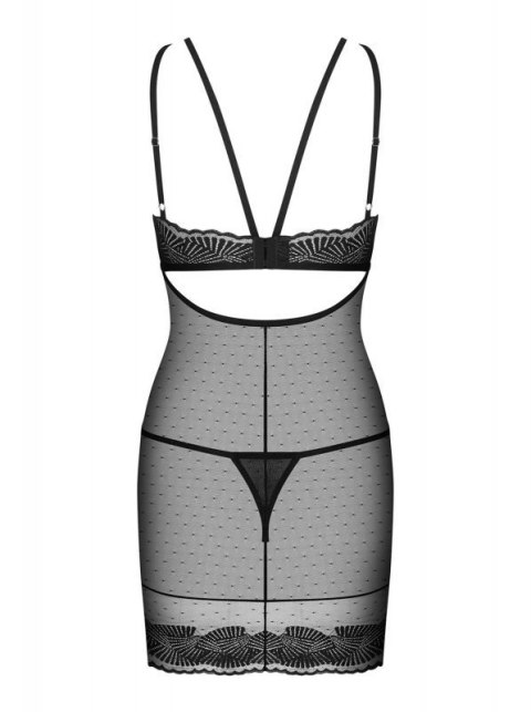 Bielizna-Allastia koszulka i string czarna L/XL Boss of toys