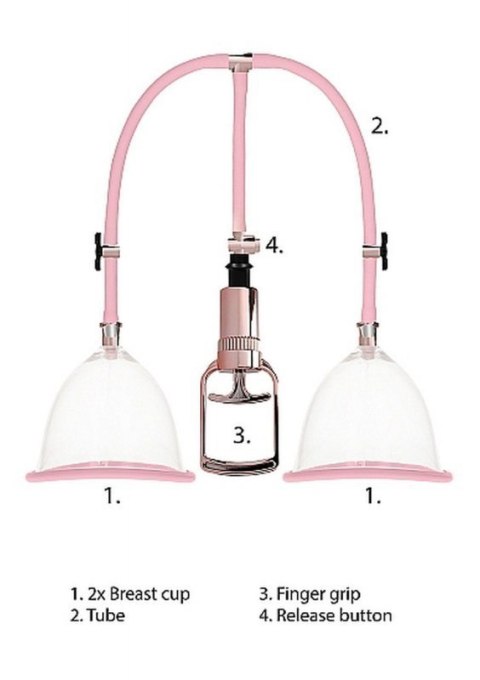 Breast Pump Set Medium - Rose Gold Boss of toys