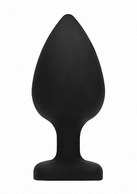 Diamond Heart Butt Plug - Extra Large - Black Boss of toys