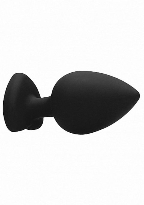 Diamond Heart Butt Plug - Extra Large - Black Boss of toys