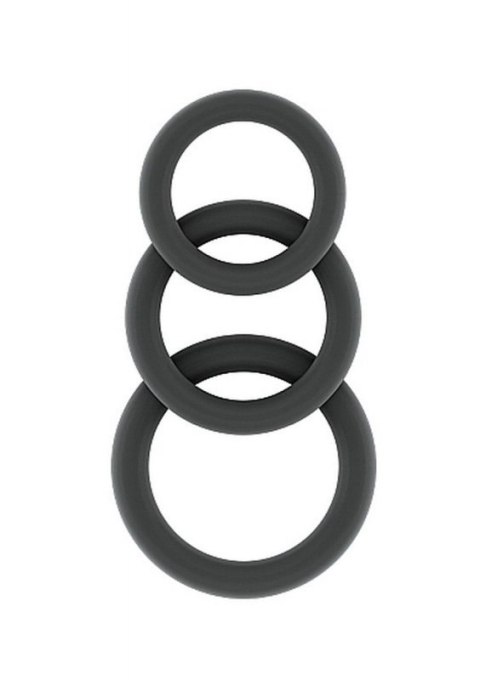 No.25 - Cockring Set - Grey Boss of toys No.25 - Cockring Set - Grey Boss of toys