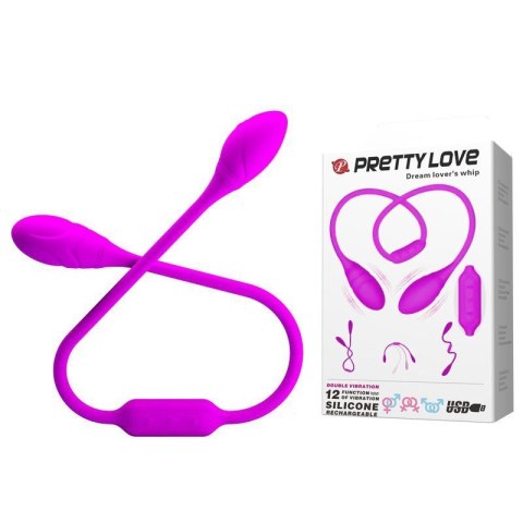 PRETTY LOVE -Dream lover&#039;s whip, 12 vibration functions Bendable Boss of toys