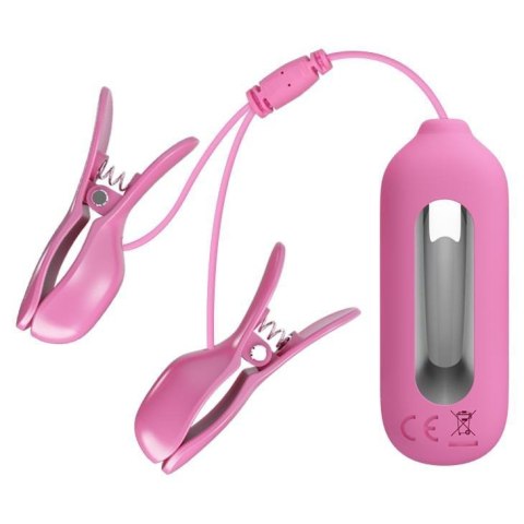 PRETTY LOVE -NIPPLE CLIP, 7 vibration functions 3 electric shock functions Boss of toys