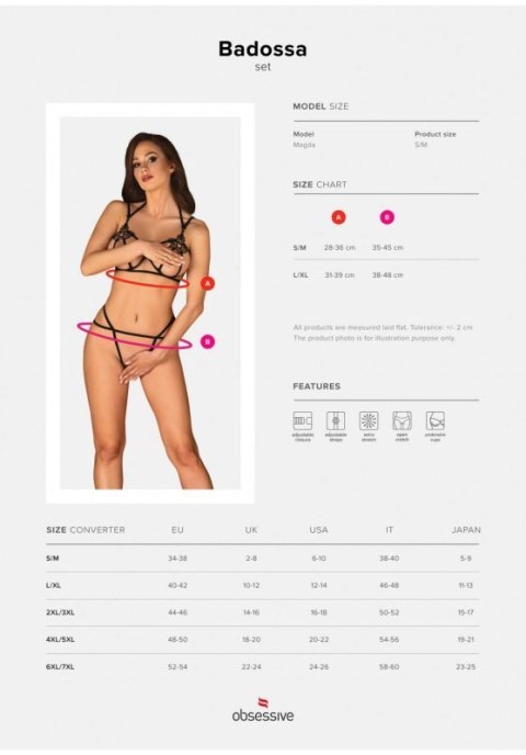 Bielizna-Badossa komplet 2-częściowy L/XL Boss of toys