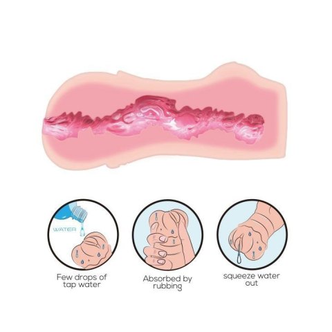 CRAZY BULL- 3D VAGINA, Water lubricant Boss of toys