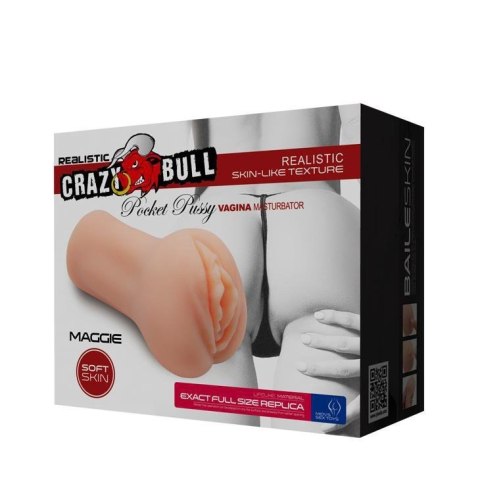 CRAZY BULL- MAGGIE, POCKET PUSSY MASTURBATOR Boss of toys
