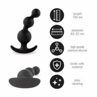 FeelzToys - Plugz Butt Plug Black Nr. 4 Boss of toys