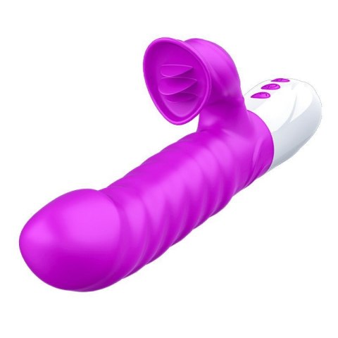 Wibrator-Silicon, Vibrator 7 Function and Heating Mode, PURPLE Boss of toys