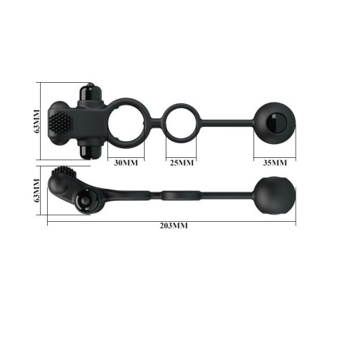 PRETTY LOVE -VIBRATION PENIS SLEEVE IV, 10 vibration functions Boss of toys