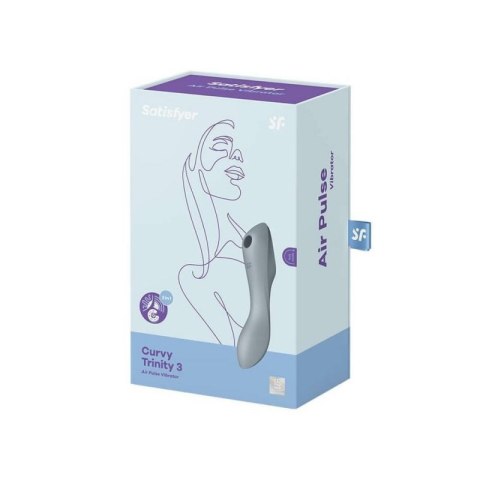 Vibrator - Curvy Trinity 3 (Blue Grey) Boss of toys Vibrator - Curvy Trinity 3 (Blue Grey) Boss of toys