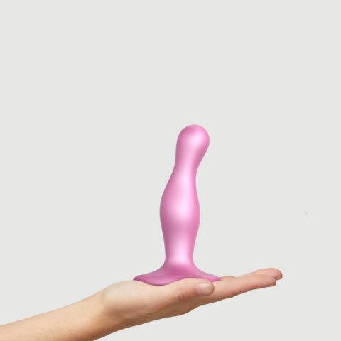 DILDO PLUG CURVY METALLIC SUGAR PINK- S Boss of toys DILDO PLUG CURVY METALLIC SUGAR PINK- S Boss of toys