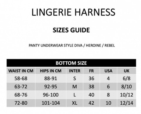HARNESS LINGERIE DIVA - M Boss of toys